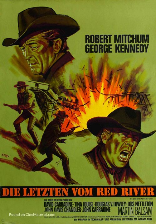 The Good Guys and the Bad Guys - German Movie Poster