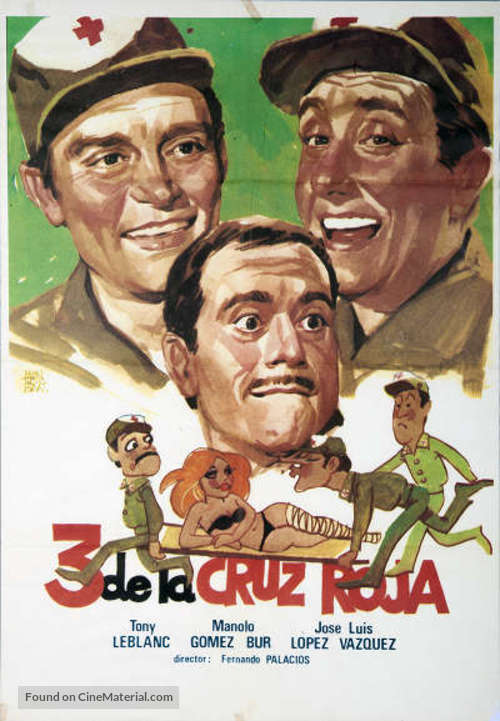Tres de la Cruz Roja - Spanish Movie Cover