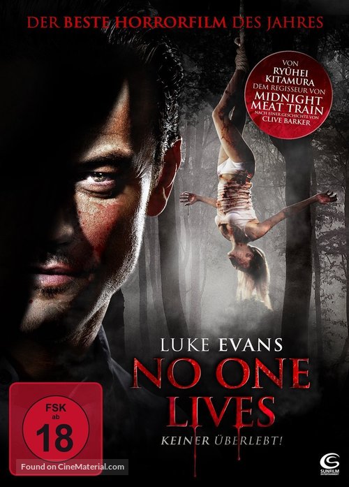 No One Lives - German DVD movie cover