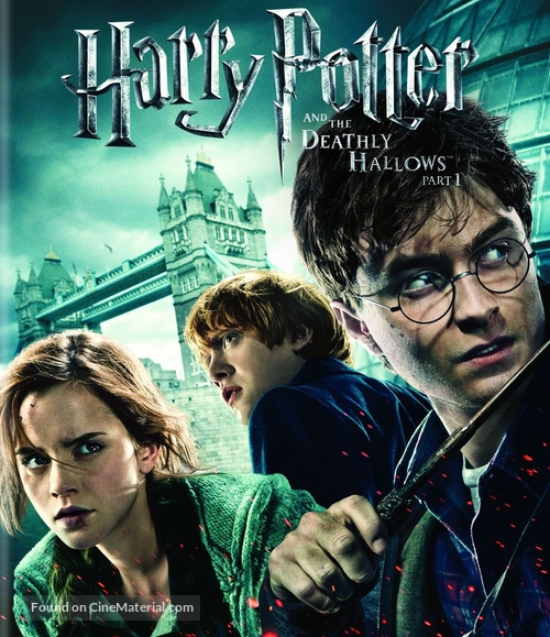 Harry Potter and the Deathly Hallows - Part 1 - Blu-Ray movie cover