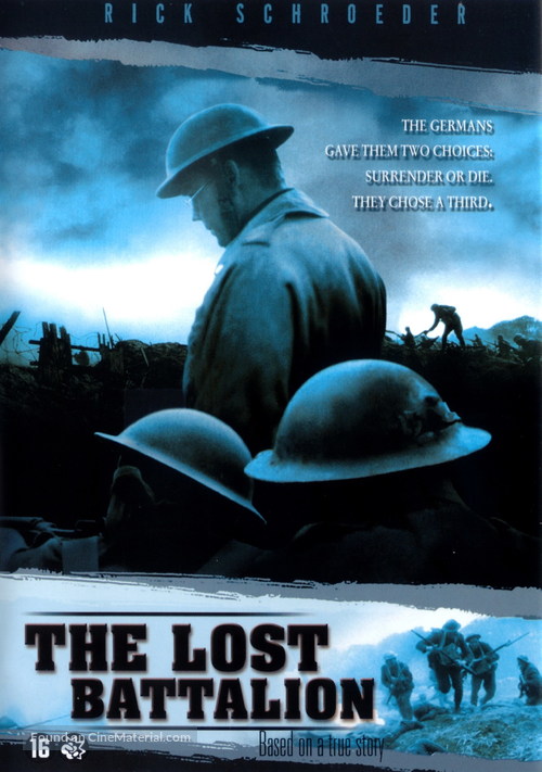 The Lost Battalion - Dutch DVD movie cover