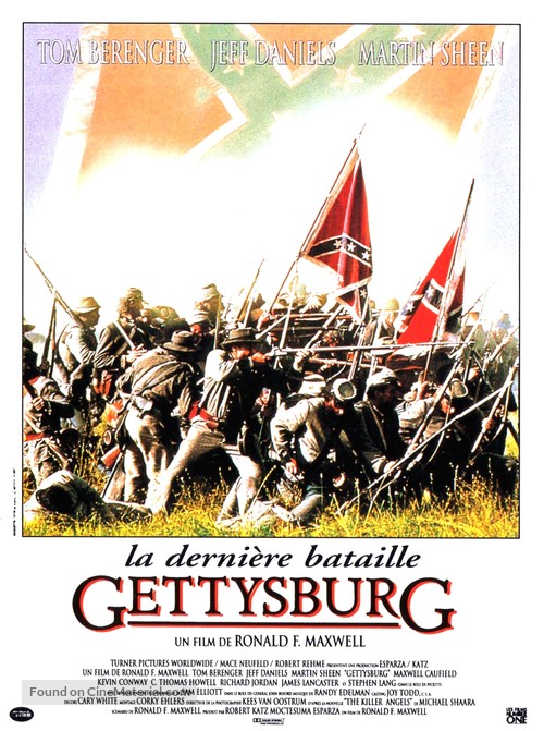 Gettysburg - French Movie Poster