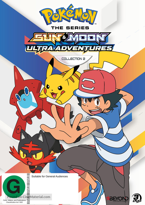 &quot;Pok&eacute;mon: Sun &amp; Moon Ultra Adventures&quot; - New Zealand DVD movie cover