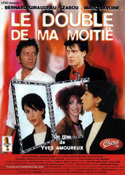 Double de ma moiti&eacute;, Le - French Movie Poster