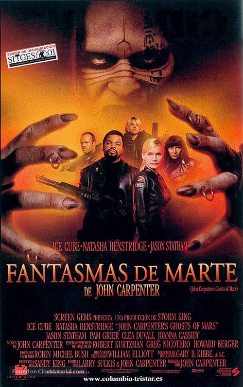 Ghosts Of Mars - Spanish Movie Poster