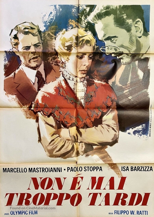 Non &egrave; mai troppo tardi - Italian Movie Poster