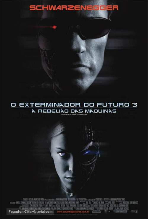 Terminator 3: Rise of the Machines - Brazilian Movie Poster