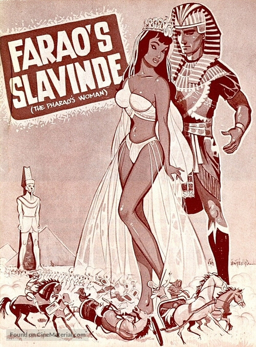 La donna dei faraoni - Danish Movie Poster
