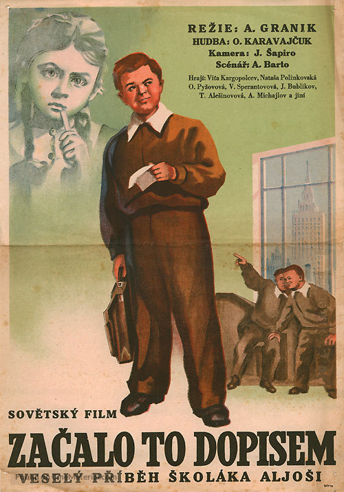 Alyosha Ptitsyn vyrabatyvaet kharakter - Czech Movie Poster