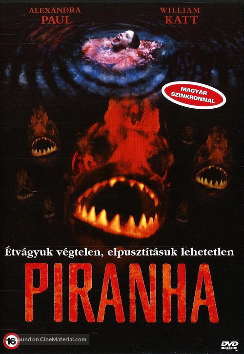 Piranha - Hungarian DVD movie cover