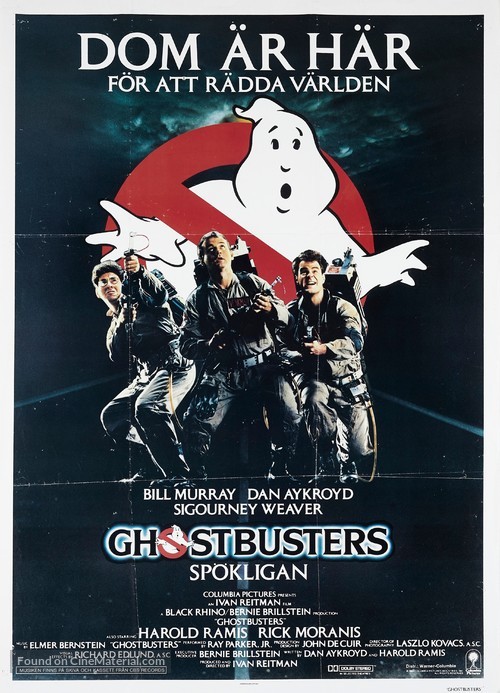 Ghostbusters - Swedish Movie Poster