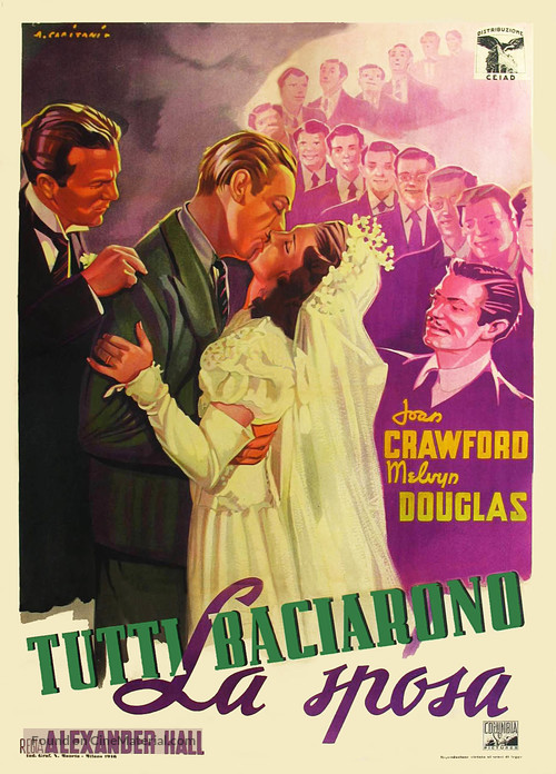 They All Kissed the Bride - Italian Movie Poster