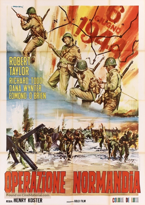 D-Day the Sixth of June - Italian Movie Poster