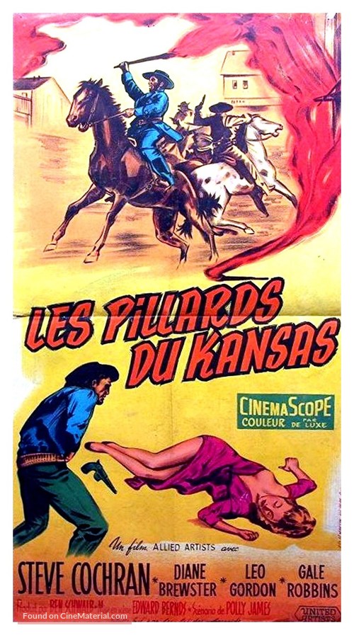 Quantrill&#039;s Raiders - French Movie Poster