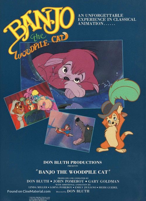 Banjo the Woodpile Cat - Movie Poster