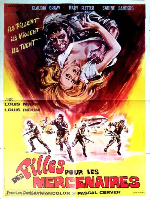 Cuatro desertores - French Movie Poster