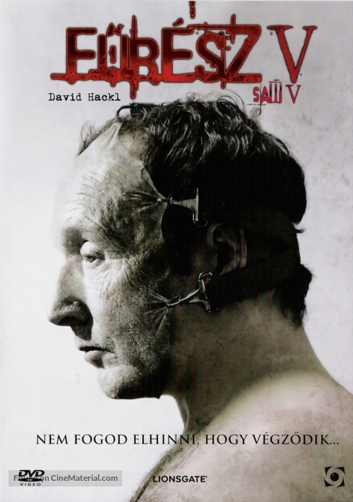 Saw V - Hungarian DVD movie cover