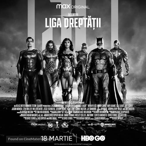 Zack Snyder&#039;s Justice League - Romanian Movie Poster