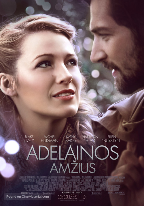 The Age of Adaline - Lithuanian Movie Poster