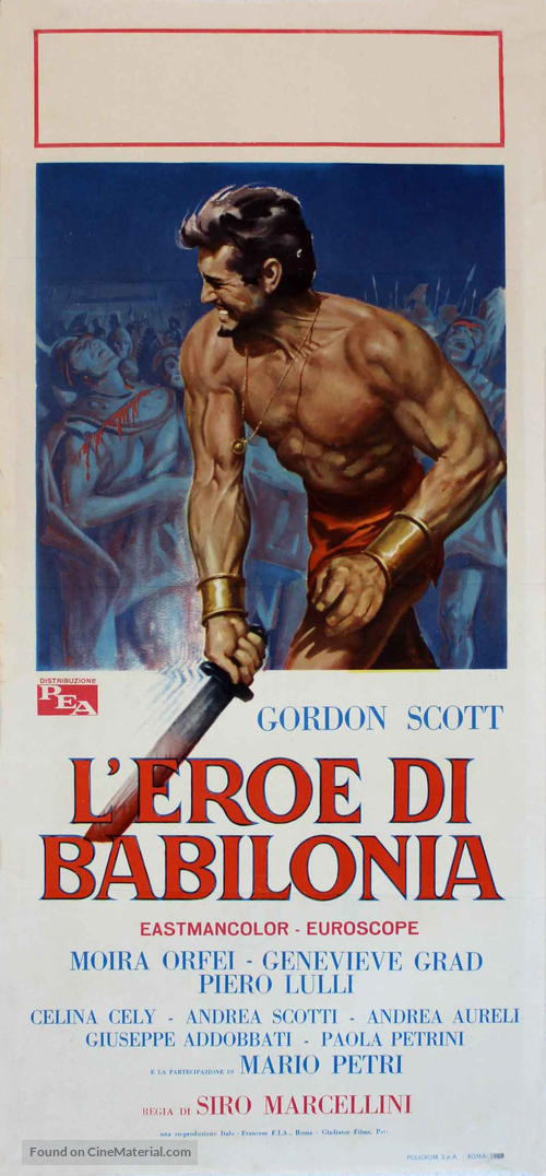 Eroe di Babilonia, L&#039; - Italian Movie Poster