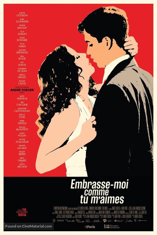 Embrasses-moi comme tu m&#039;aimes - Canadian Movie Poster