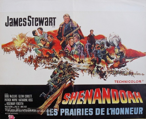 Shenandoah - Belgian Movie Poster