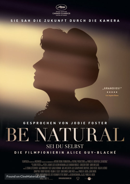 Be Natural: The Untold Story of Alice Guy-Blach&eacute; - German Movie Poster