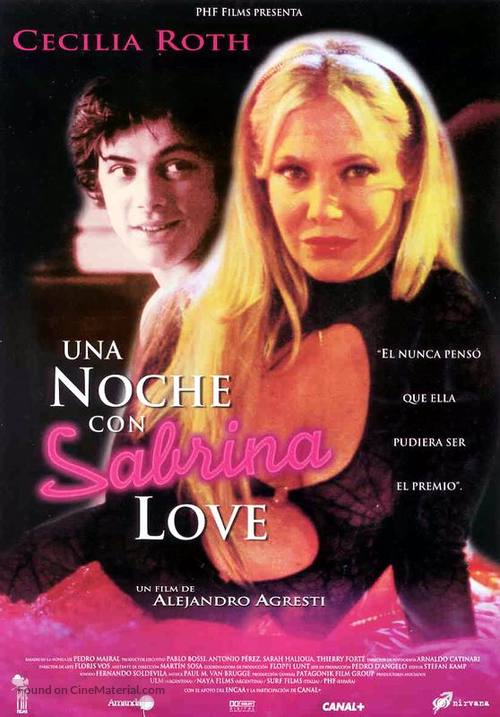 Noche con Sabrina Love, Una - Spanish poster