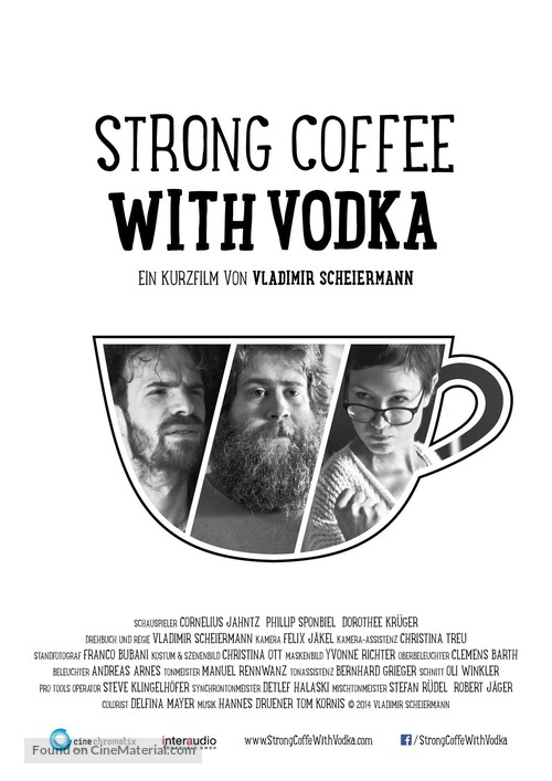 Strong Coffee with Vodka - German Movie Poster