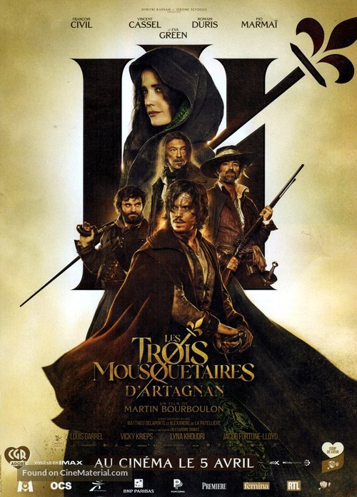 Les trois mousquetaires: D&#039;Artagnan - French Movie Poster