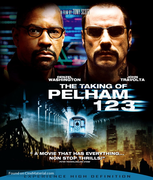 The Taking of Pelham 1 2 3 - Blu-Ray movie cover
