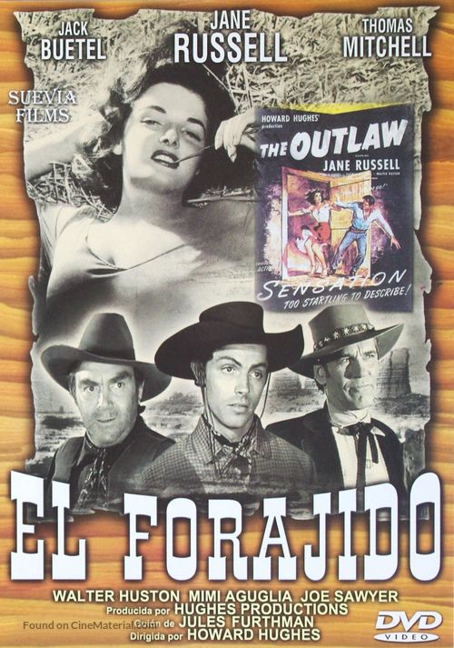 The Outlaw - Spanish DVD movie cover