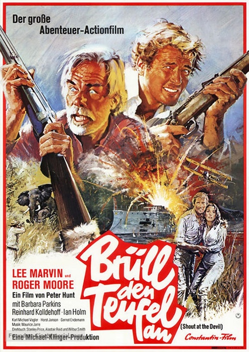 Shout at the Devil - German Movie Poster