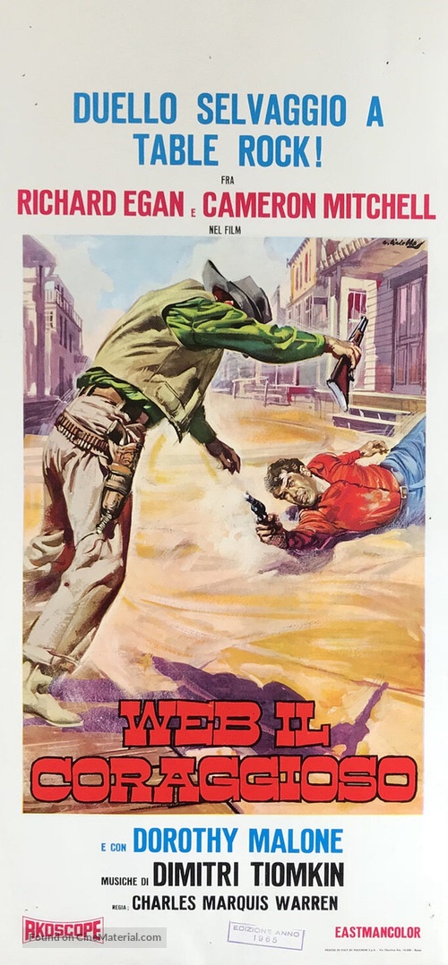 Tension at Table Rock - Italian Movie Poster