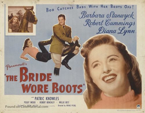 The Bride Wore Boots - Movie Poster