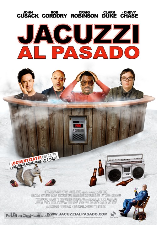 Hot Tub Time Machine - Spanish Movie Poster
