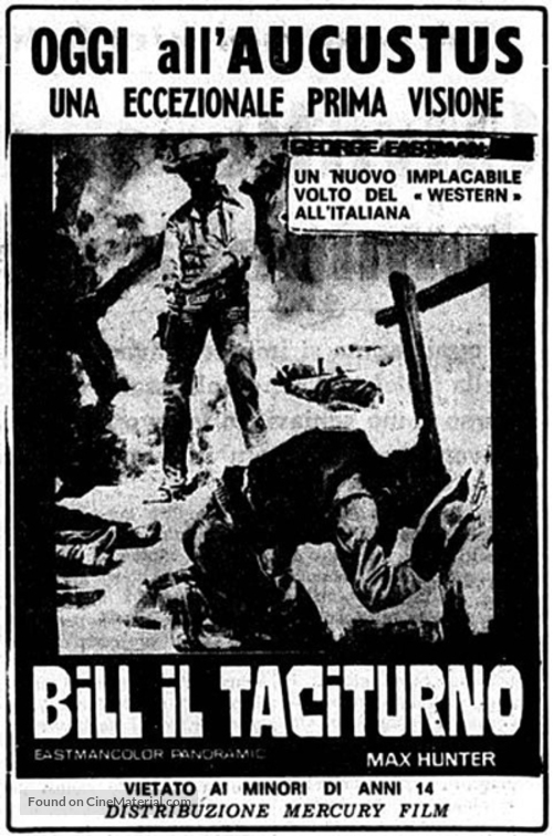 Bill il taciturno - Italian Movie Poster
