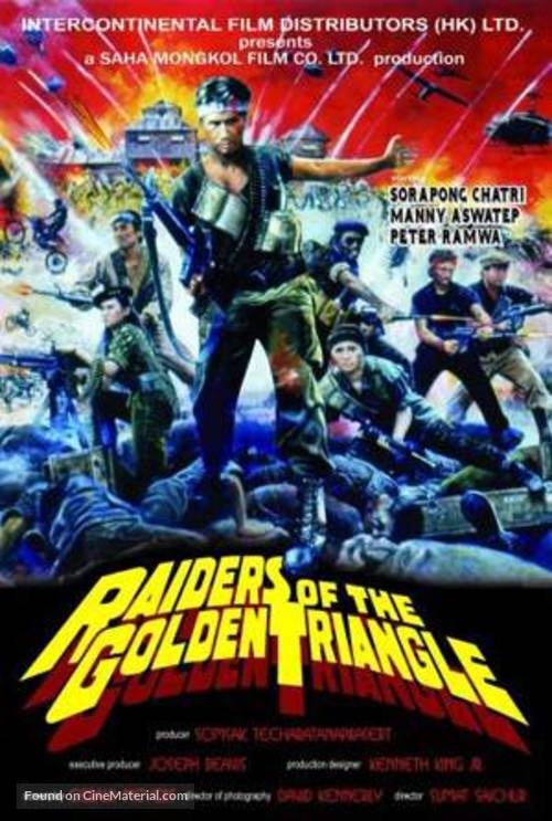 Raiders of the Golden Triangle - Hong Kong Movie Poster