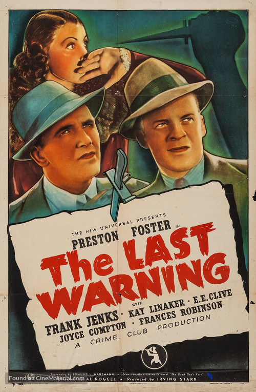 The Last Warning - Movie Poster