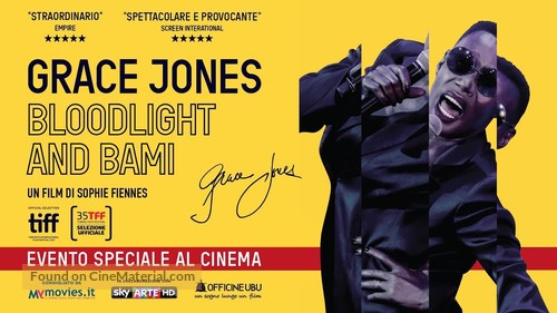 Grace Jones: Bloodlight and Bami - Italian Movie Poster