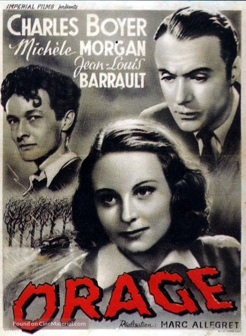 Orage - French Movie Poster