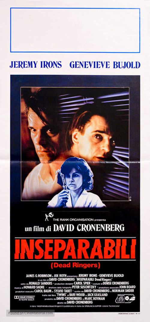 Dead Ringers - Italian Movie Poster