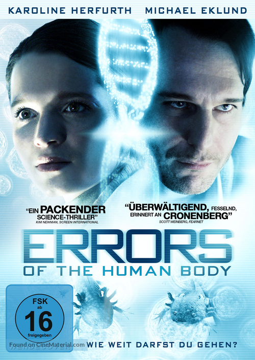 Errors of the Human Body - German DVD movie cover