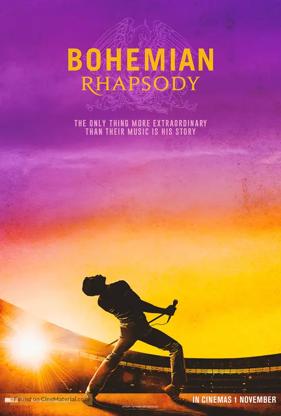 Bohemian Rhapsody - Malaysian Movie Poster