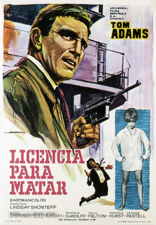 Licensed to Kill - Spanish Movie Poster