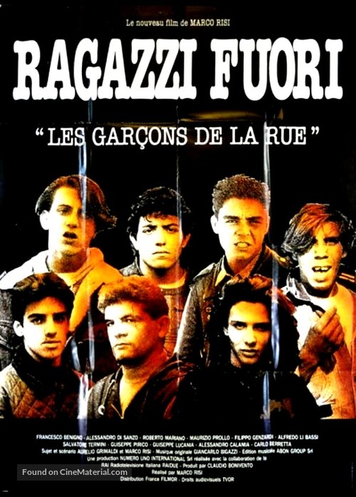 Ragazzi fuori - French Movie Poster