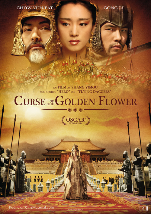 Curse of the Golden Flower - Swedish Movie Poster