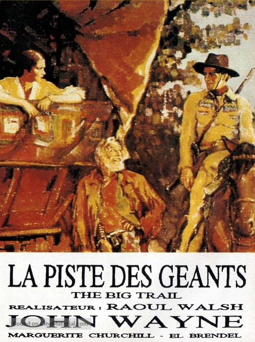 The Big Trail - French Movie Poster