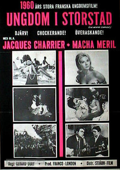 La main chaude - Swedish Movie Poster