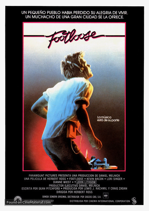 Footloose - Spanish Movie Poster
